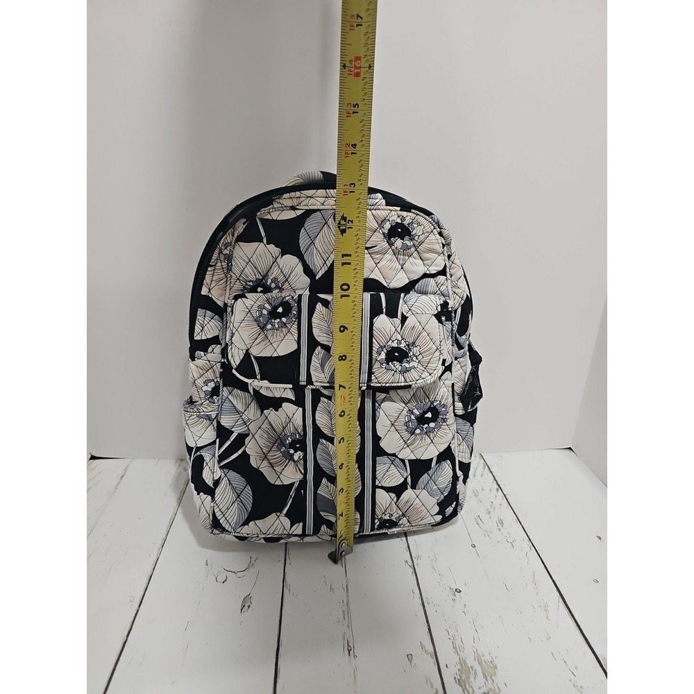 Vera Bradley Camellia Pattern Quilted Backpack - Picture 15 of 15